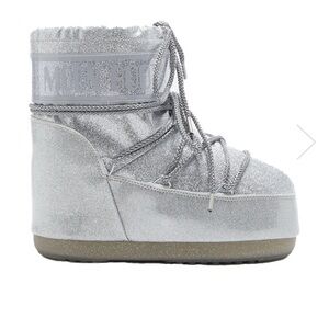 Moon Boot Icon Silver Low Boots